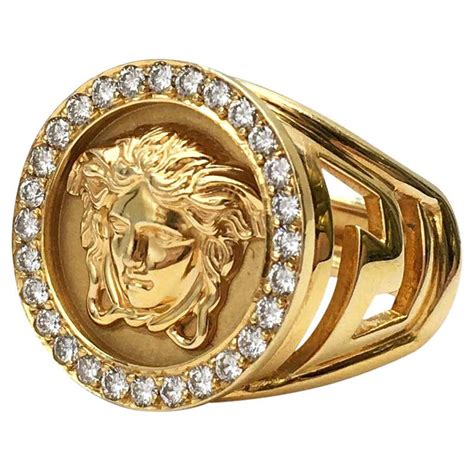 versace life ring|versace rings for women.